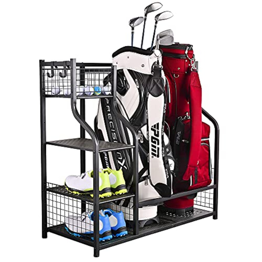 Golf Bag Garage Storage Organi - Golf Equipment Garage Organizer review and price