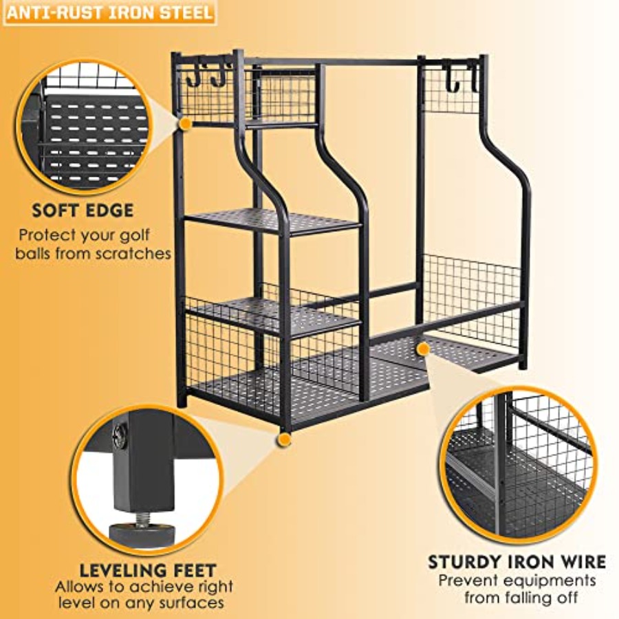Golf Bag Garage Storage Organi - Golf Equipment Garage Organizer review and price