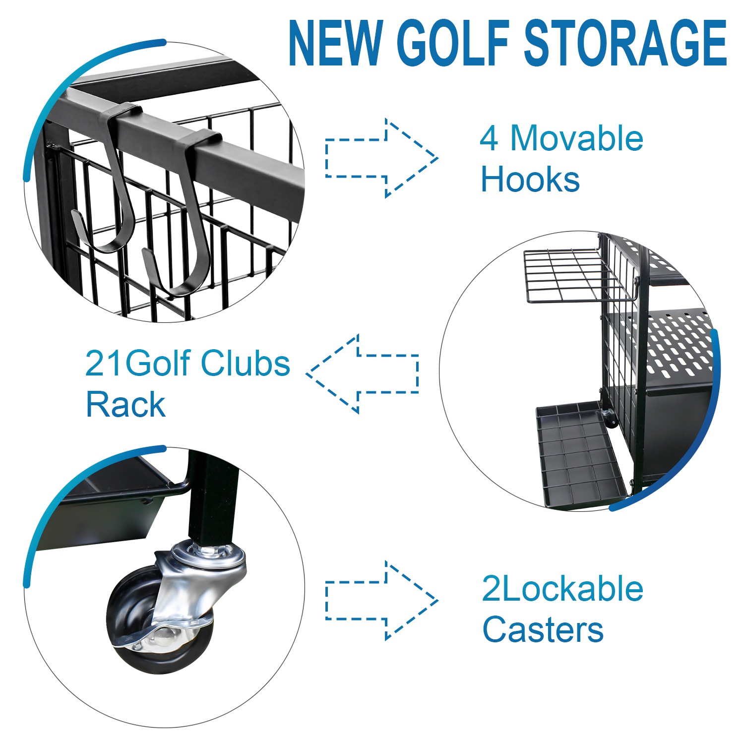 Golf Bag Storage Garage Organi - Golf Equipment Garage Organizer review and price