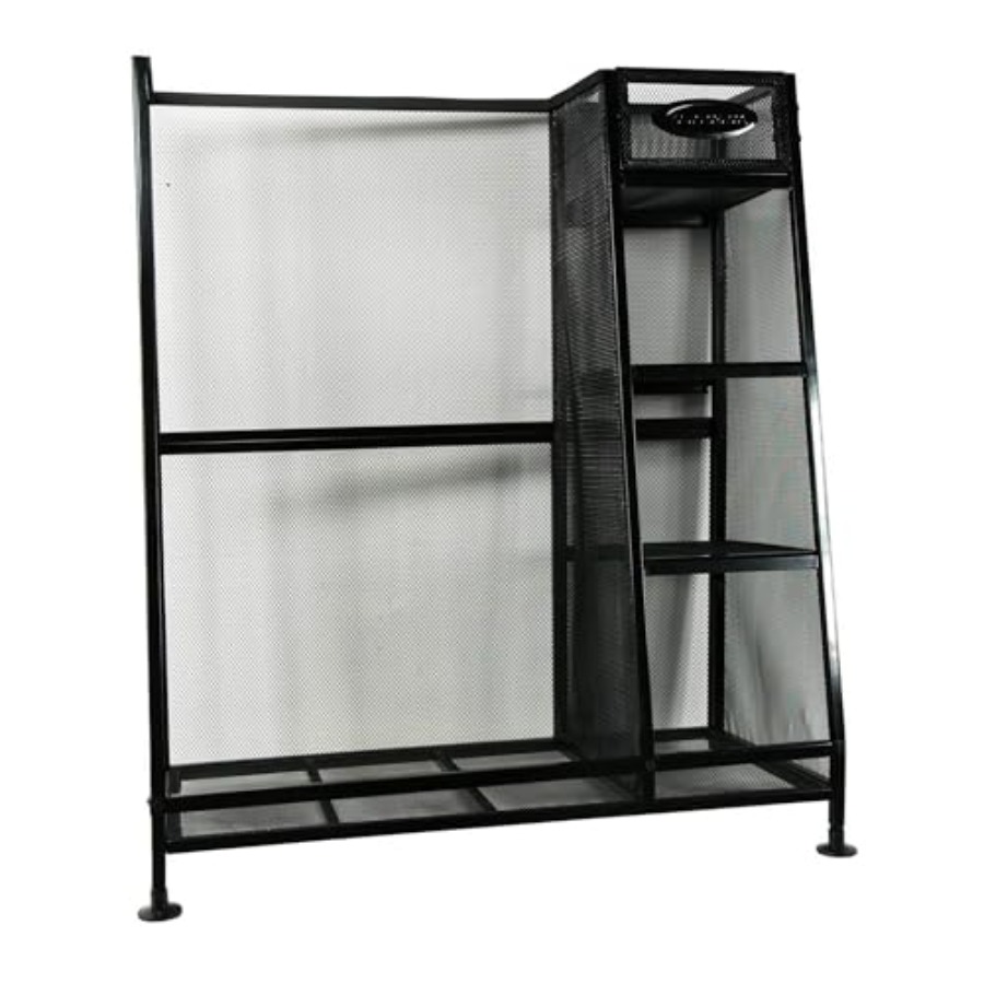 Heavy-duty metal golf bag and  - Golf Equipment Garage Organizer review and price