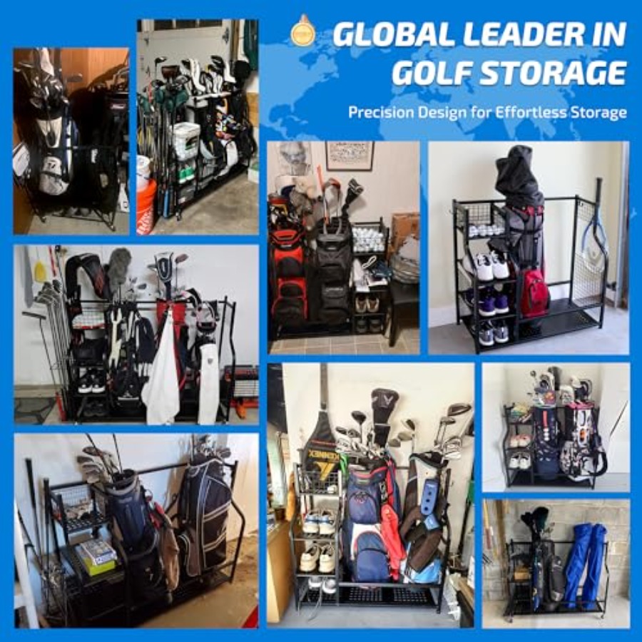 Golf Bag Storage Garage Organi - Golf Equipment Garage Organizer review and price