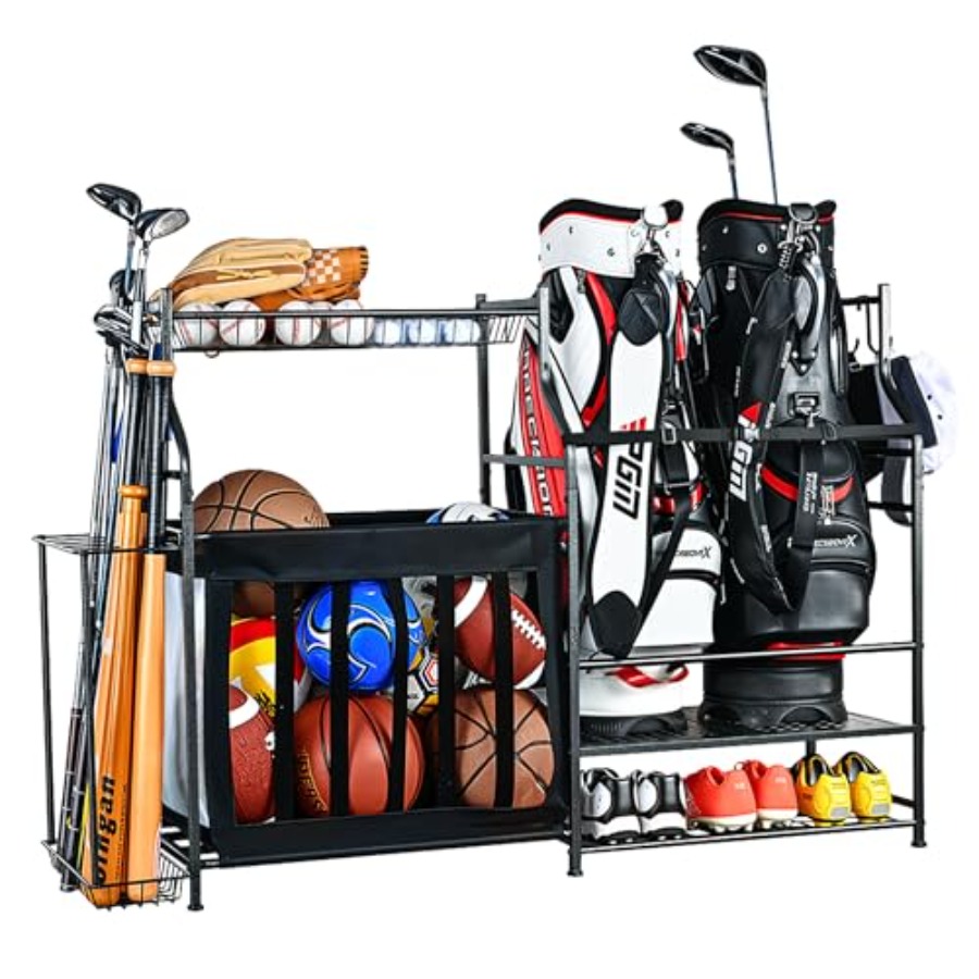 Sports Equipment Organizer Rac - Golf Equipment Garage Organizer review and price