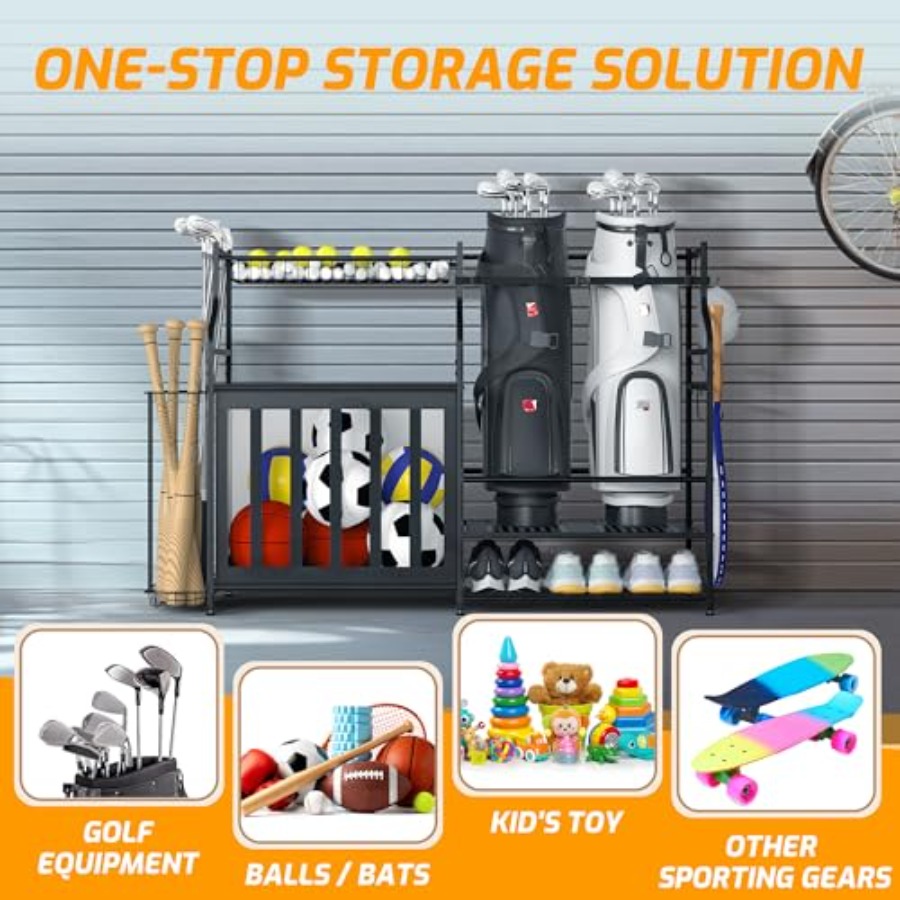Sports Equipment Organizer Rac - Golf Equipment Garage Organizer review and price