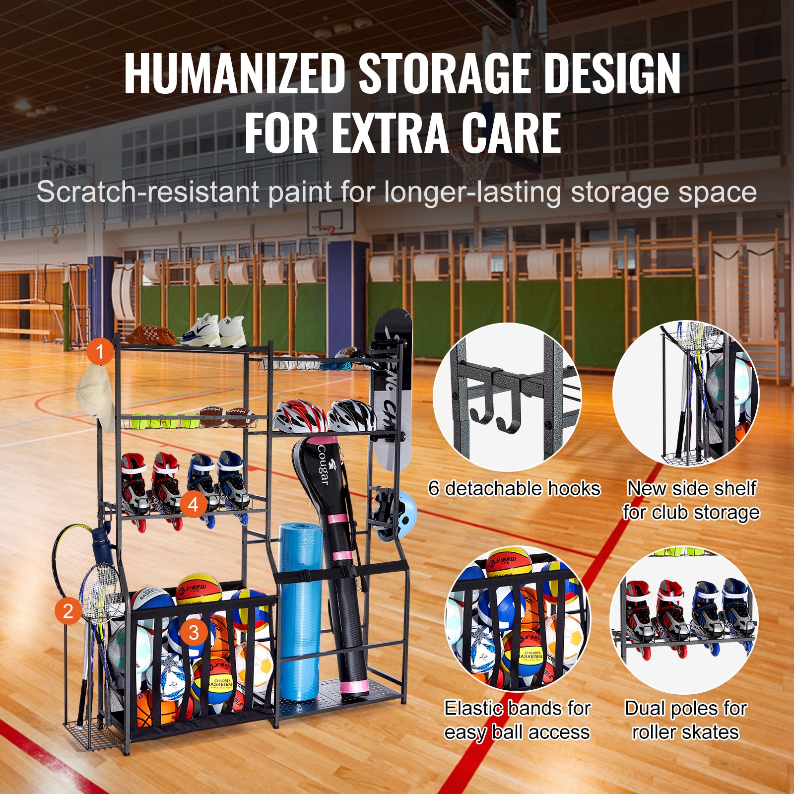 Golf Storage Garage Organizer, - Golf Equipment Garage Organizer review and price