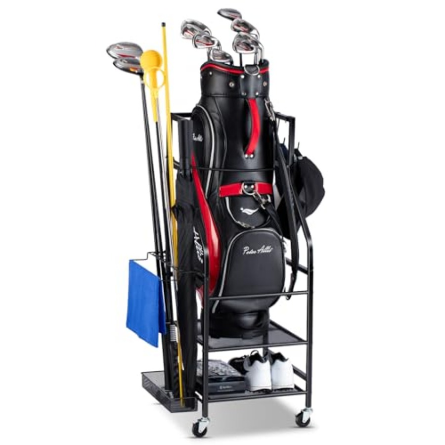 Golf Bags Storage Garage Organ - Golf Equipment Garage Organizer review and price