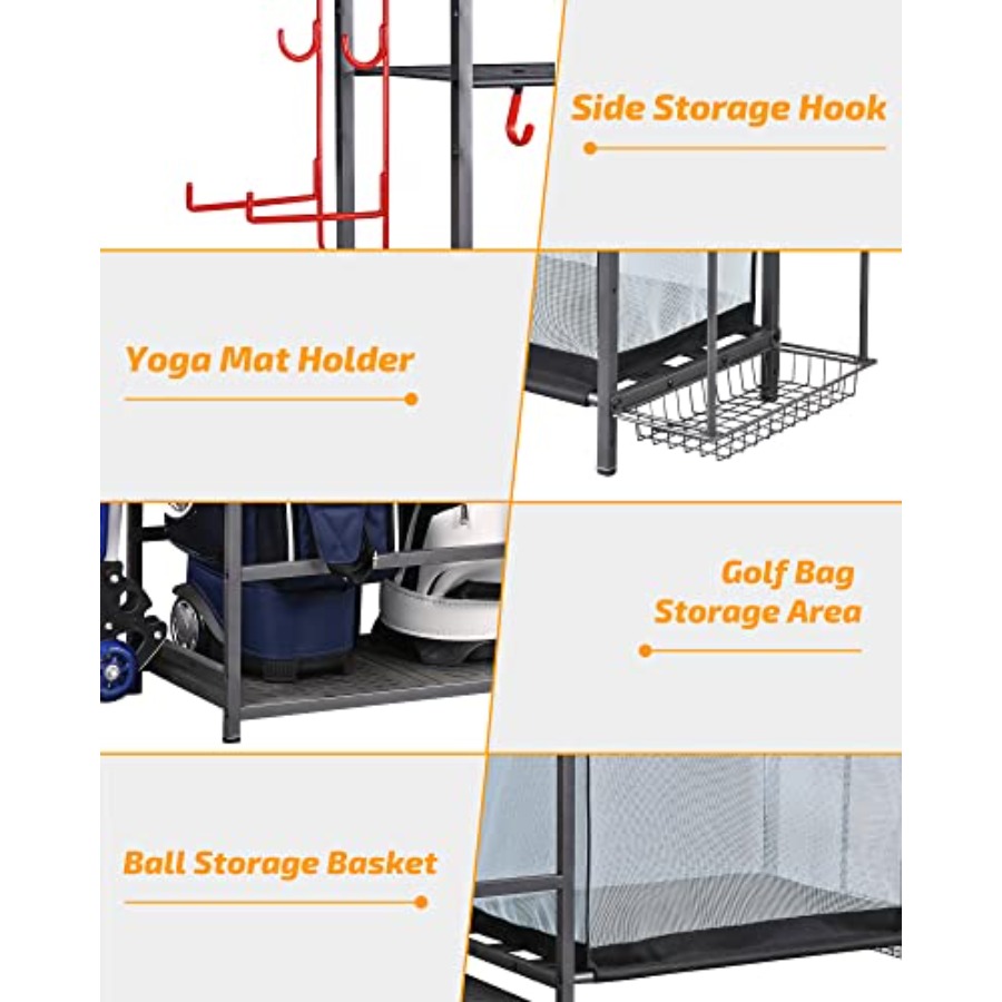 Extra Large Golf Storage Ball  - Golf Equipment Garage Organizer review and price