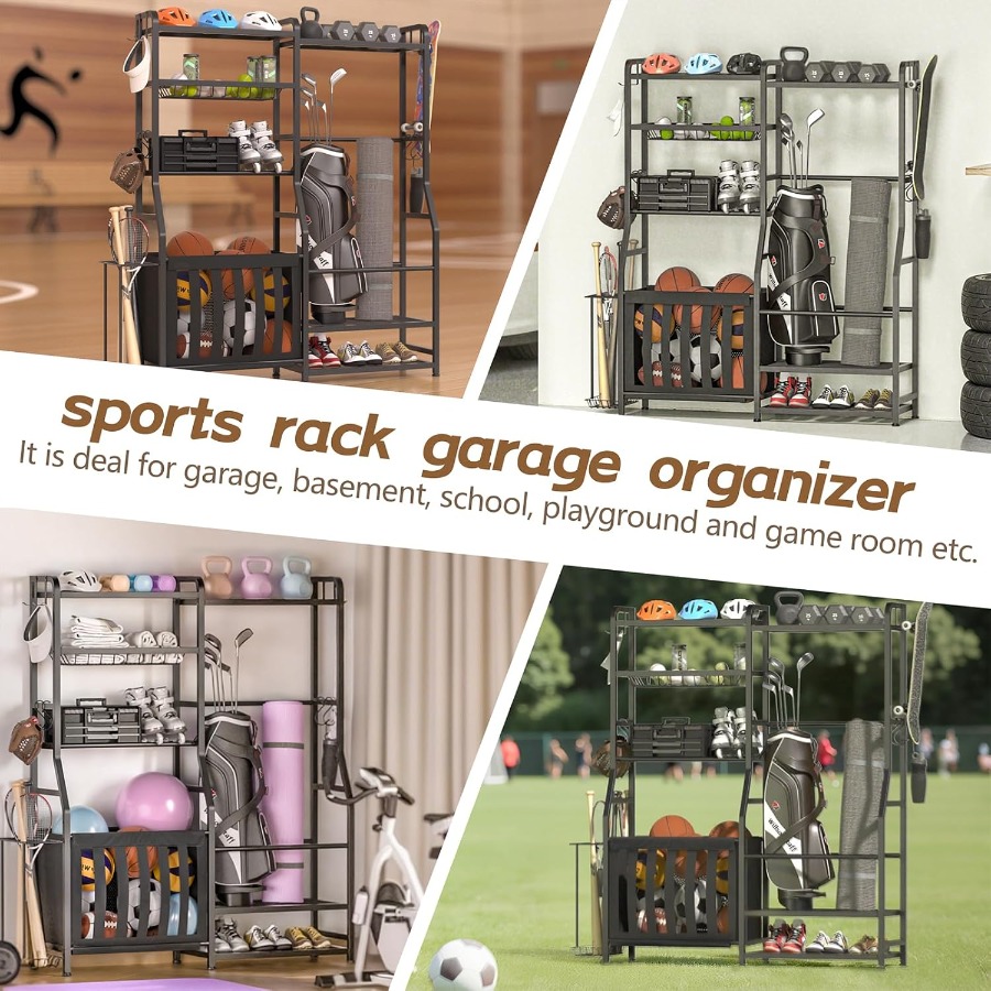 Garage Sports Equipment Organi - Golf Equipment Garage Organizer review and price
