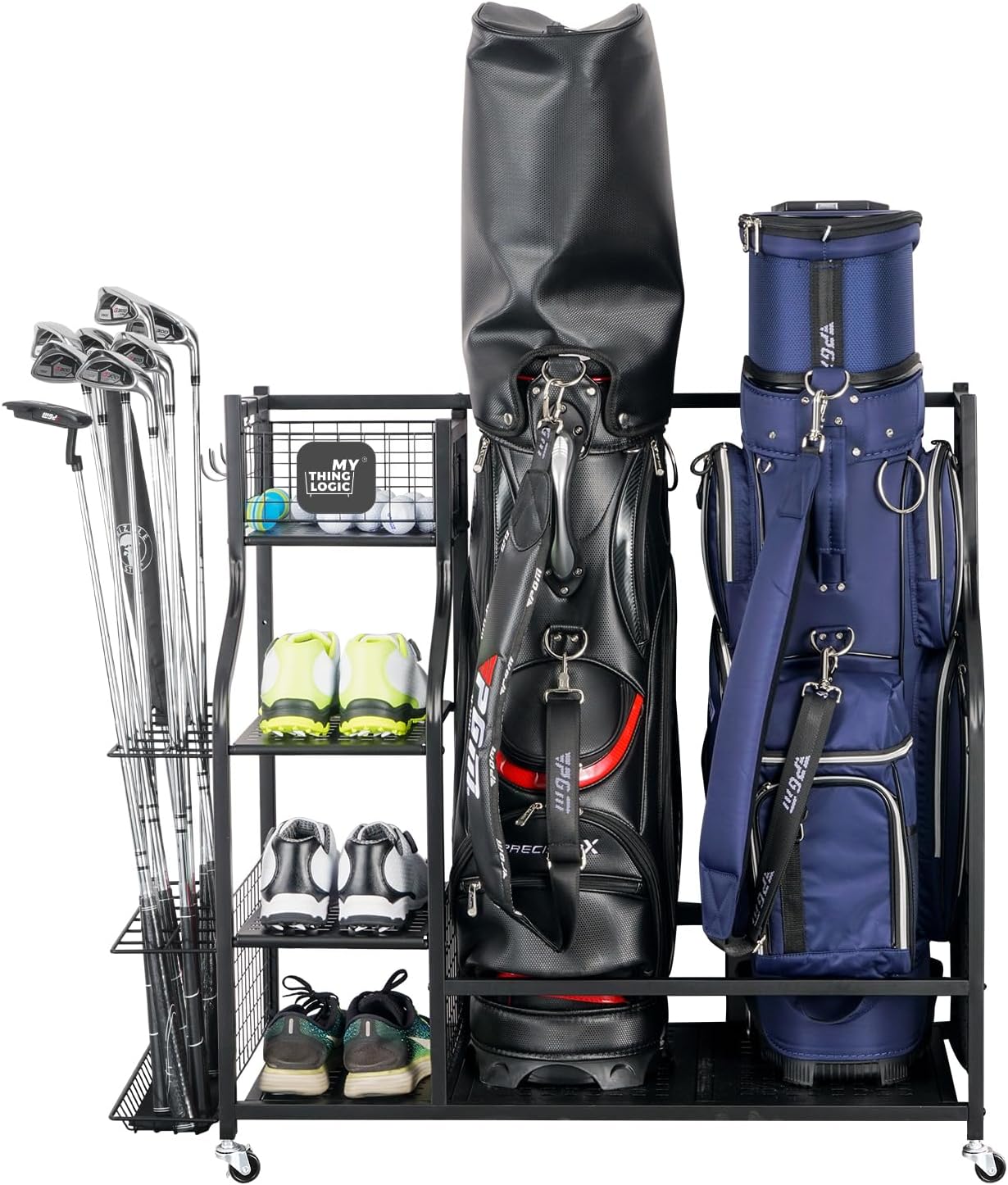 Golf Storage Garage Organizer, - Golf Equipment Garage Organizer review and price