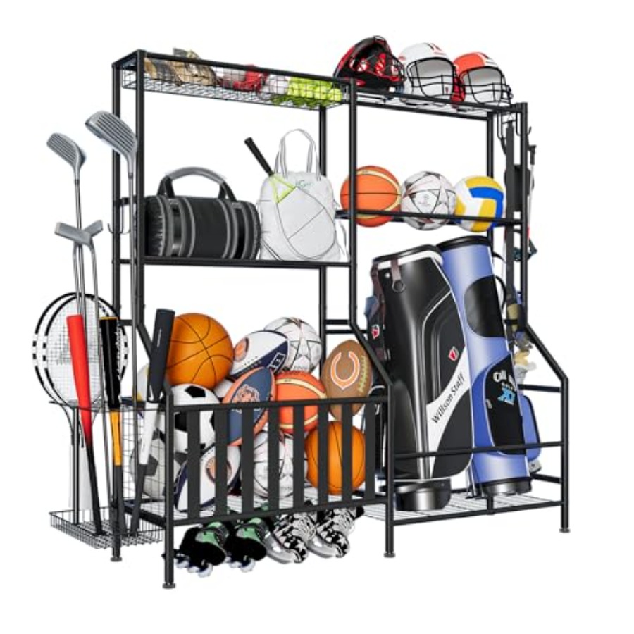 Sports Equipment Organizer Hea - Golf Equipment Garage Organizer review and price