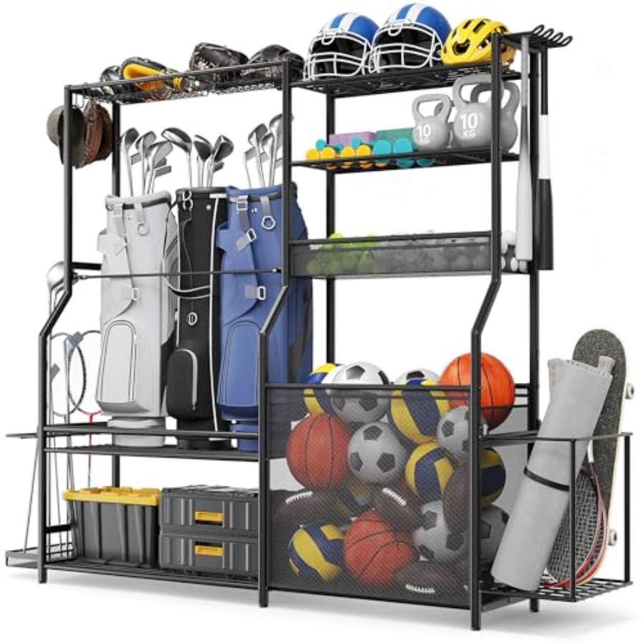 Garage Sports Equipment Organi - Golf Equipment Garage Organizer review and price