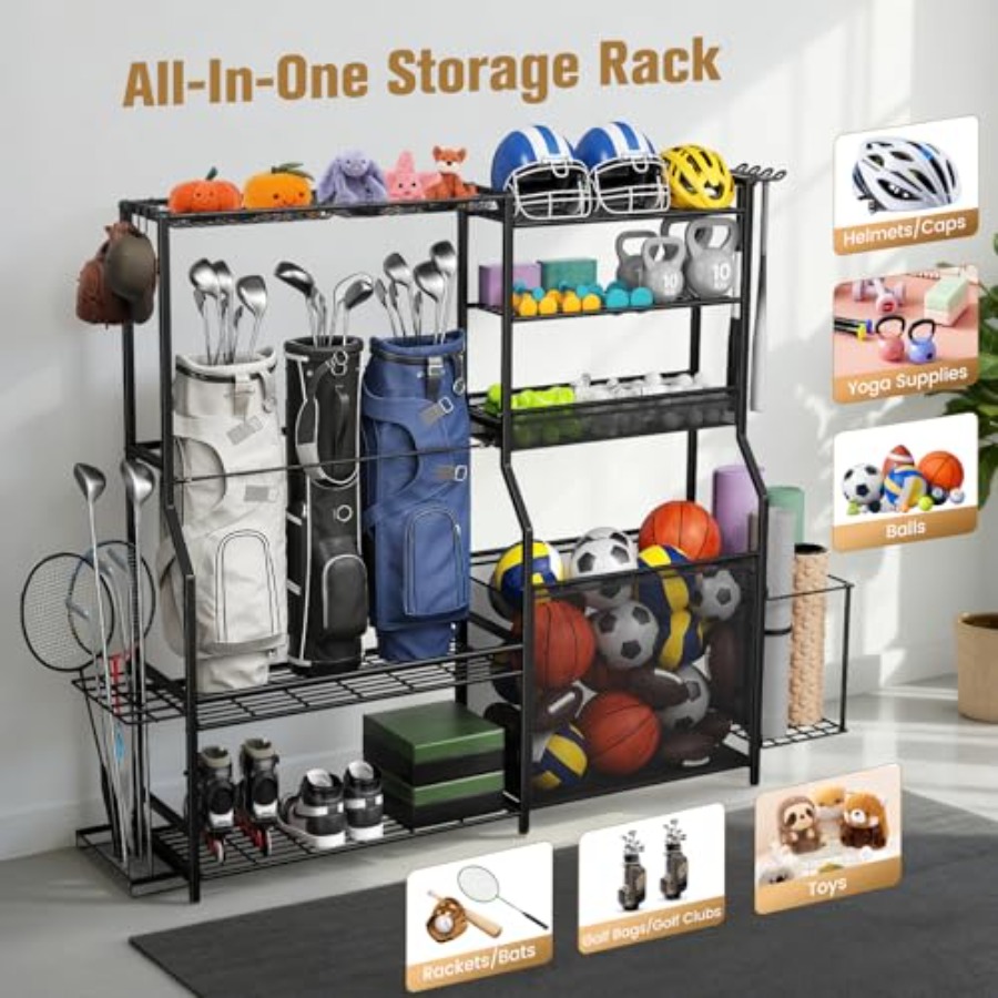 Garage Sports Equipment Organi - Golf Equipment Garage Organizer review and price