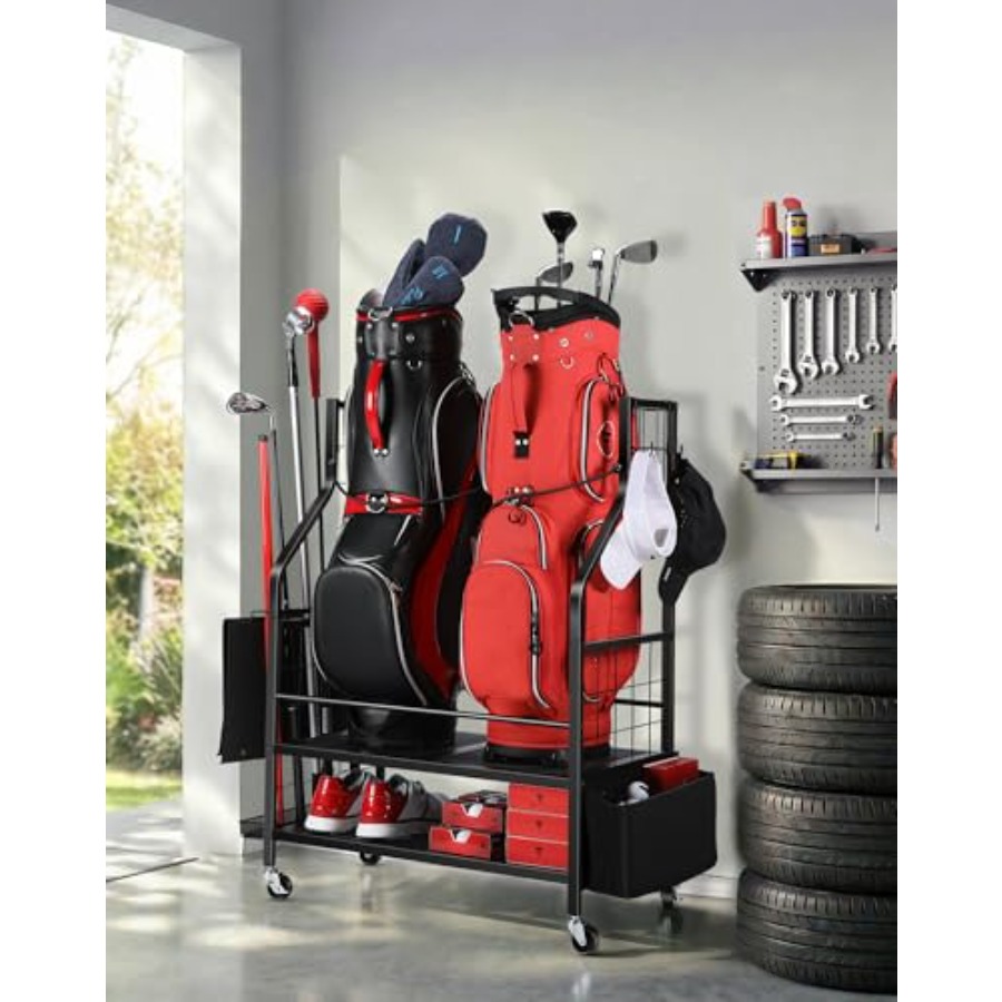 Golf Bag Storage Garage Organi - Golf Equipment Garage Organizer review and price