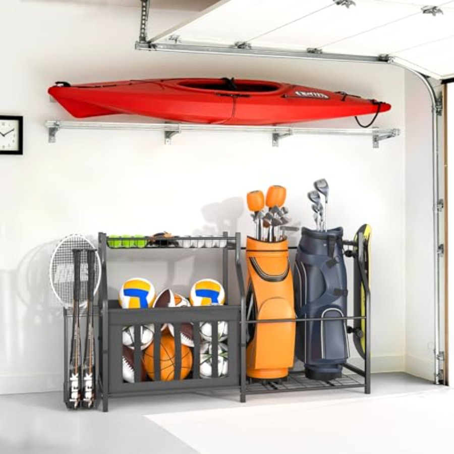Garage Sports Equipment Organi - Golf Equipment Garage Organizer review and price